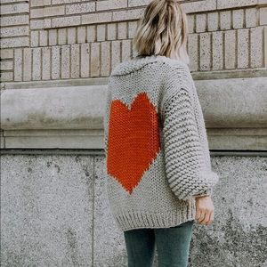 Heart Knit Cardigan